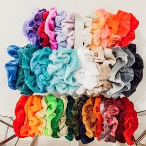 VSCO girl scrunchie 5 pack